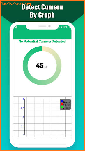 Hidden camera detector: finder screenshot