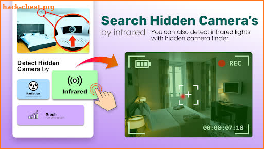 Hidden camera detector: Finder screenshot