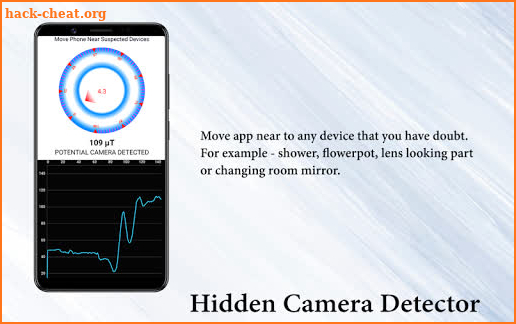 Hidden camera detector Spy camera detector 2020 screenshot