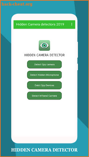 Hidden Camera detector Spy devices detector screenshot