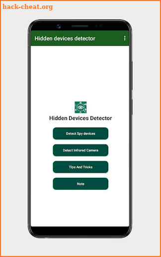 Hidden devices detector screenshot