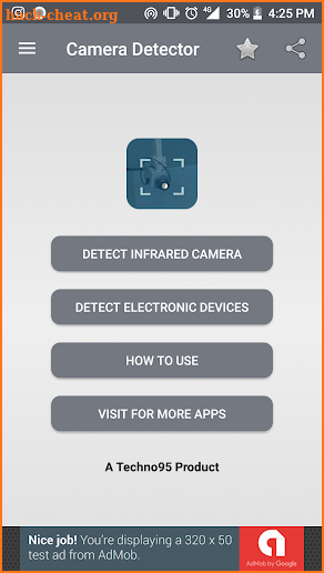 Hidden IR Camera Detector - Anti Spy Cam screenshot