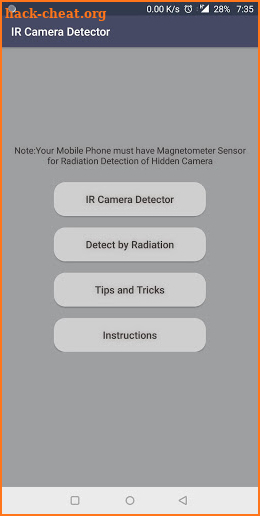 Hidden IR Camera Detector PRO screenshot