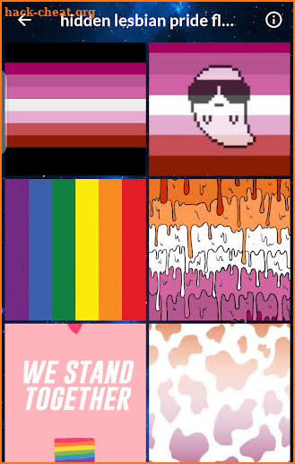 hidden lesbian pride flag wallpaper screenshot