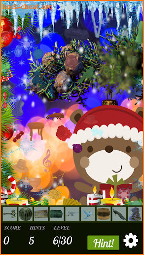 Hidden Object Game - Cute Christmas screenshot