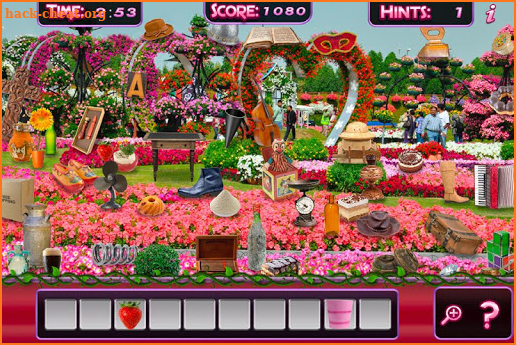 Hidden Object Valentine's Day Holiday Objects Game screenshot