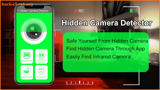 Hidden Spy Camera Detector app screenshot