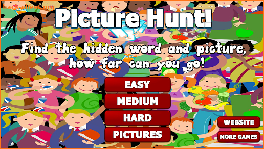 Hidden Words and Pictures Game - Full Version screenshot