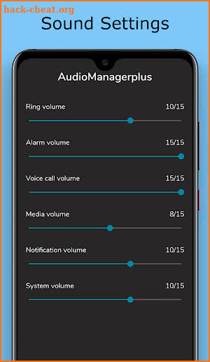 Hide photo video gallery vault :Audio Manager Plus screenshot