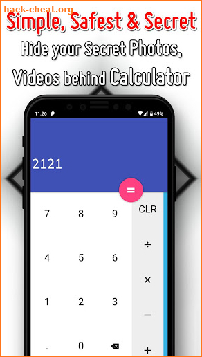Hide Pictures and Videos by Calculator Vault screenshot