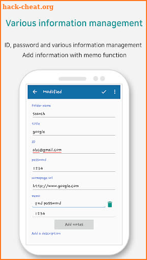 HidePass - Password Manager screenshot