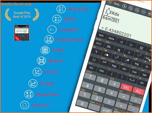 HiEdu Scientific Calculator Pro screenshot
