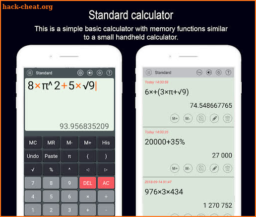 HiEdu Scientific Calculator Pro screenshot