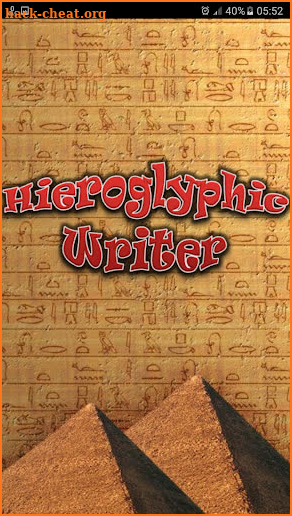 Hieroglyphic Writer screenshot