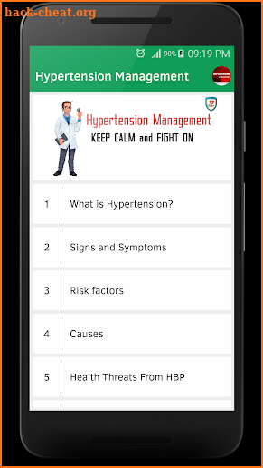 High Blood Pressure Symptoms and Treatment screenshot