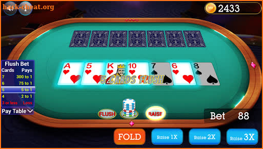 High Card Flush Poker screenshot