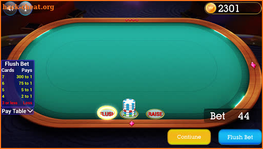 High Card Flush Poker screenshot