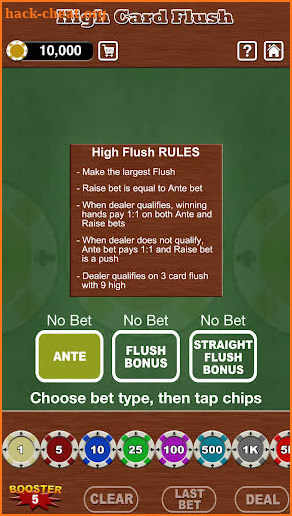 High Card Flush Ultimate screenshot
