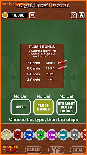 High Card Flush Ultimate screenshot
