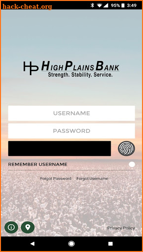 High Plains Bank Mobile App screenshot