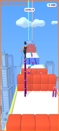 High Run Rush 3d-Fat Pusher Cube Heel screenshot