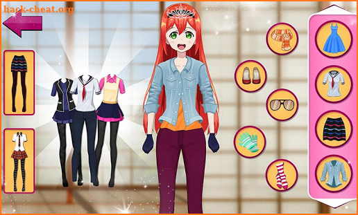 High School Anime Prom Dress Up Girl Makeover Sim screenshot