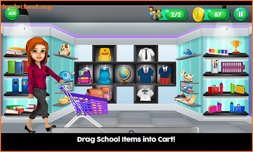 High School Book Store Cashier - Kids Game screenshot