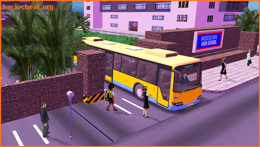 High School Bus Driving Game Bus Simulator 2020 screenshot
