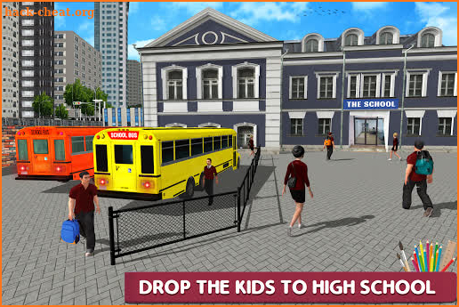 High School Bus Simulator: City Bus Driving screenshot