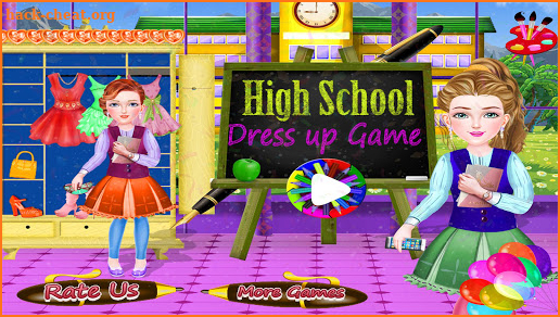 High School Girl Dressup Game screenshot