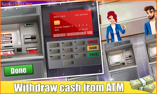 High School Girls Cash Register: Bank Cashier Game screenshot