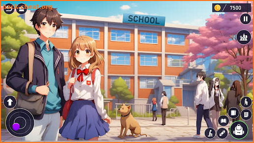 High School Love Anime Games screenshot