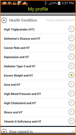 High Triglycerides screenshot