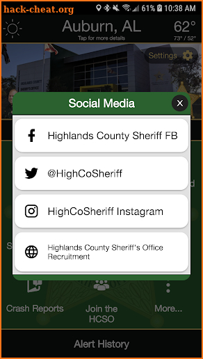 Highlands County Sheriff’s Office screenshot