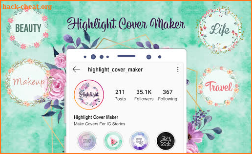 Highlight Cover Maker - Covers For Instagram Story screenshot
