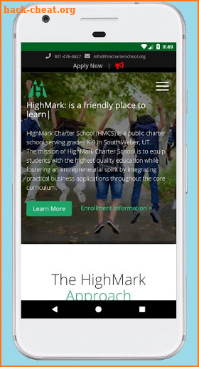 HighMark Charter School Push Notifications screenshot