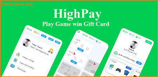 HighPay Win Reward  and Gift Card screenshot