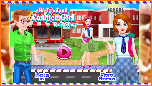 Highschool Cashier Girl – Cafe Story screenshot
