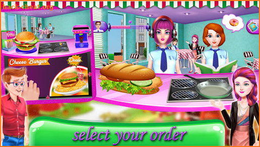 Highschool Cashier Girl – Cafe Story screenshot