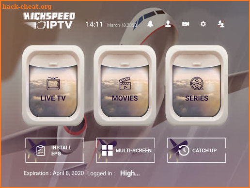 HighSpeed IPTV screenshot