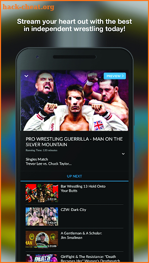 Highspots Wrestling Network screenshot