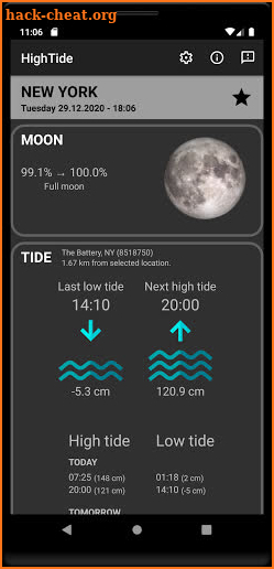 HighTide - Tide predictions and weather screenshot