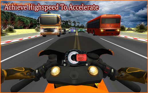 highway bike racer 2018 : new moto rider 3D screenshot