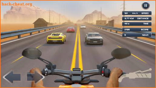 Highway Bike Traffic Drive screenshot