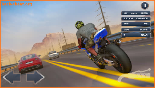 Highway Bike Traffic Drive screenshot