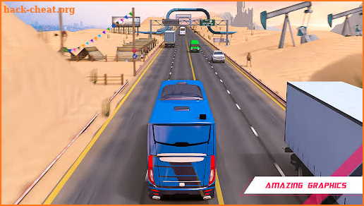 Highway Bus Racing- Traffic Bus Racer screenshot
