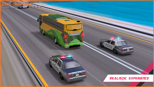 Highway Bus Racing- Traffic Bus Racer screenshot