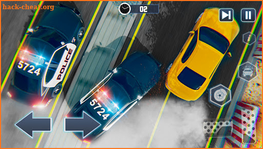 Highway Police Car Chase- Ambulance Rescue Service screenshot