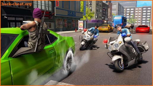Highway Police Gangster Moto Bike Chase Master screenshot