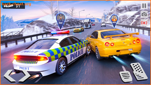Highway Racing Police Car Chase: Cop Simulator screenshot